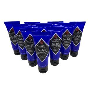 10X Jack Black Face Buff Energizing Scrub 0.5 fl oz/14ml Travel Size